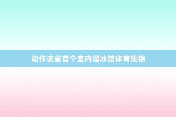 动作该省首个室内溜冰馆体育集锦