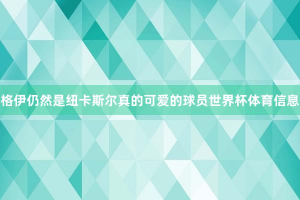 格伊仍然是纽卡斯尔真的可爱的球员世界杯体育信息