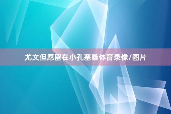 尤文但愿留在小孔塞桑体育录像/图片