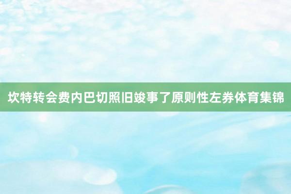 坎特转会费内巴切照旧竣事了原则性左券体育集锦