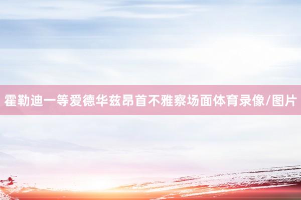 霍勒迪一等爱德华兹昂首不雅察场面体育录像/图片