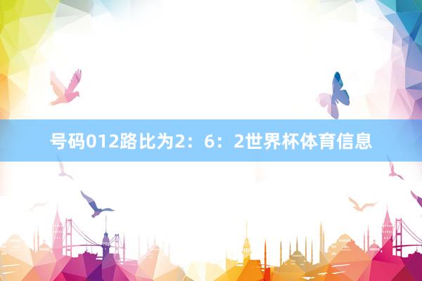 号码012路比为2:6:2世界杯体育信息
