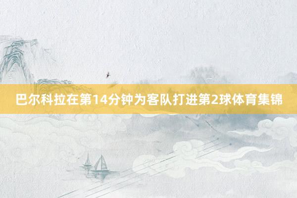 巴尔科拉在第14分钟为客队打进第2球体育集锦
