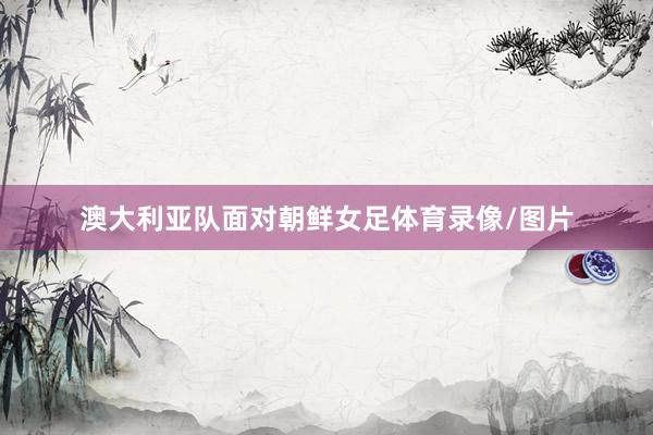 澳大利亚队面对朝鲜女足体育录像/图片