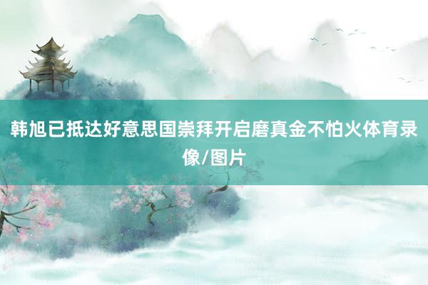 韩旭已抵达好意思国崇拜开启磨真金不怕火体育录像/图片