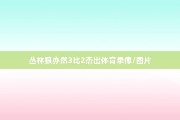 丛林狼亦然3比2杰出体育录像/图片
