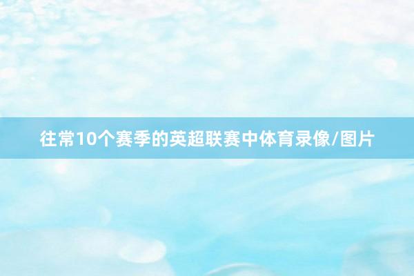 往常10个赛季的英超联赛中体育录像/图片