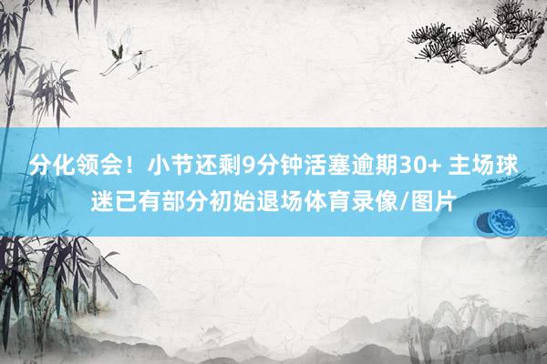 分化领会！小节还剩9分钟活塞逾期30+ 主场球迷已有部分初始退场体育录像/图片