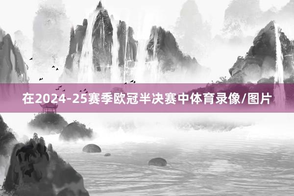 在2024-25赛季欧冠半决赛中体育录像/图片