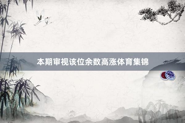 本期审视该位余数高涨体育集锦